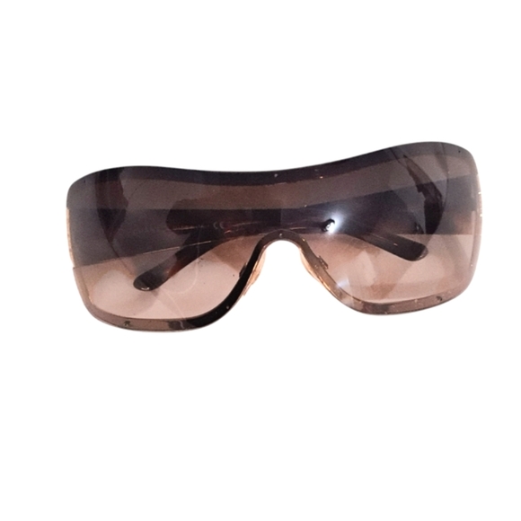 CHANEL 4126 C125/13 Sunglasses Shield Gold Tortoise Women - Picture 8 of 13